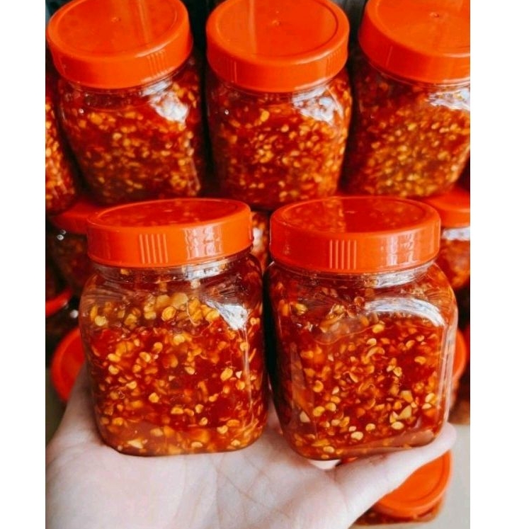 Hủ 200gr Ớt Rim Mật Ong Siêu Cayyy Ăn Chay Được - Bánh Tráng Phơi Sương