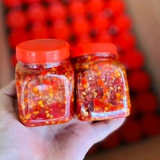 Hủ 200gr Ớt Rim Mật Ong Siêu Cayyy Ăn Chay Được - Bánh Tráng Phơi Sương