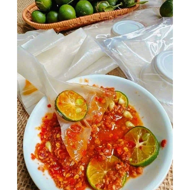 Hủ 200gr Ớt Rim Mật Ong Siêu Cayyy Ăn Chay Được - Bánh Tráng Phơi Sương