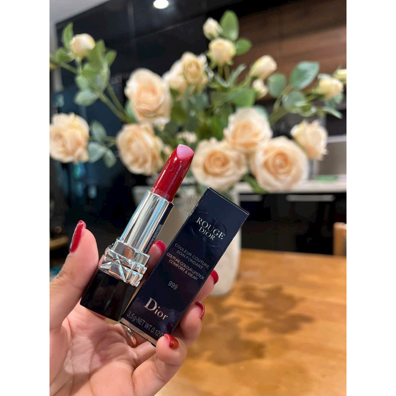 Son Dior Rouge 999 Màu Đỏ Tươi fullsize