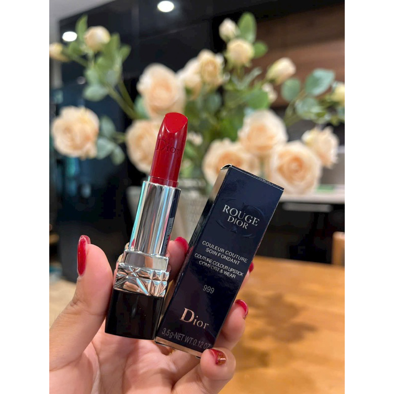 Son Dior Rouge 999 Màu Đỏ Tươi fullsize