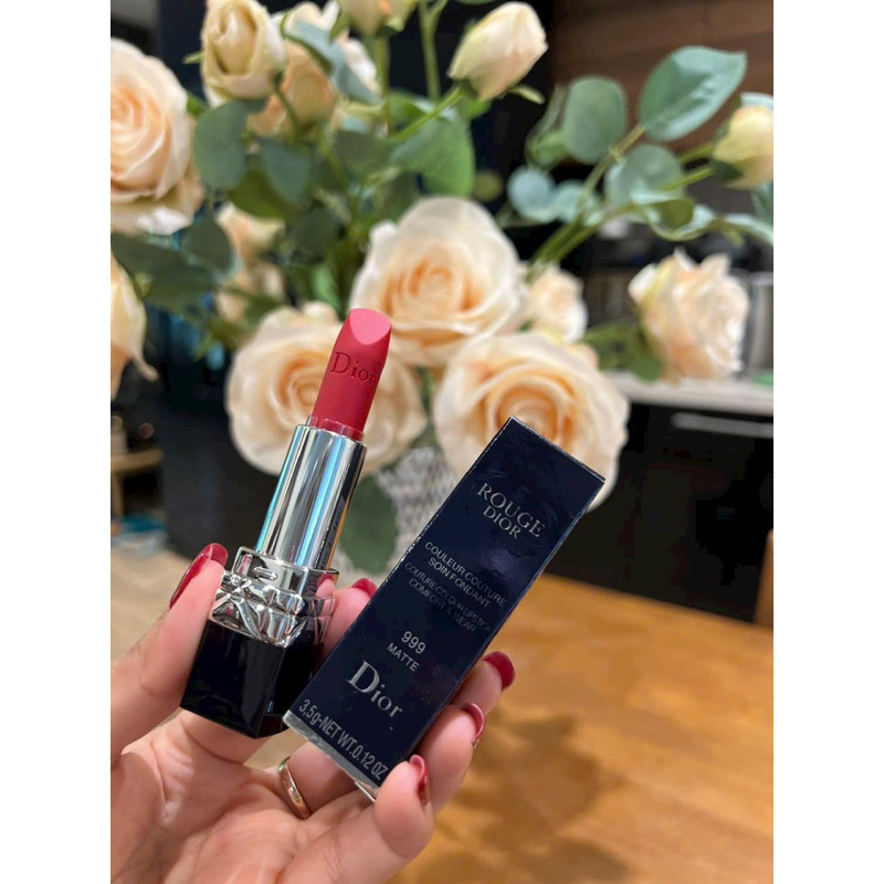 Son Dior Rouge 999 Màu Đỏ Tươi fullsize