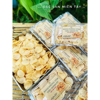 1Kg (2 hộp 500G) Bánh phồng tôm tiêu ớt