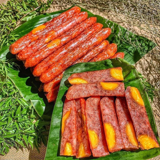 Túi 500g Lạp xưởng tôm trứng muối siêu ngon