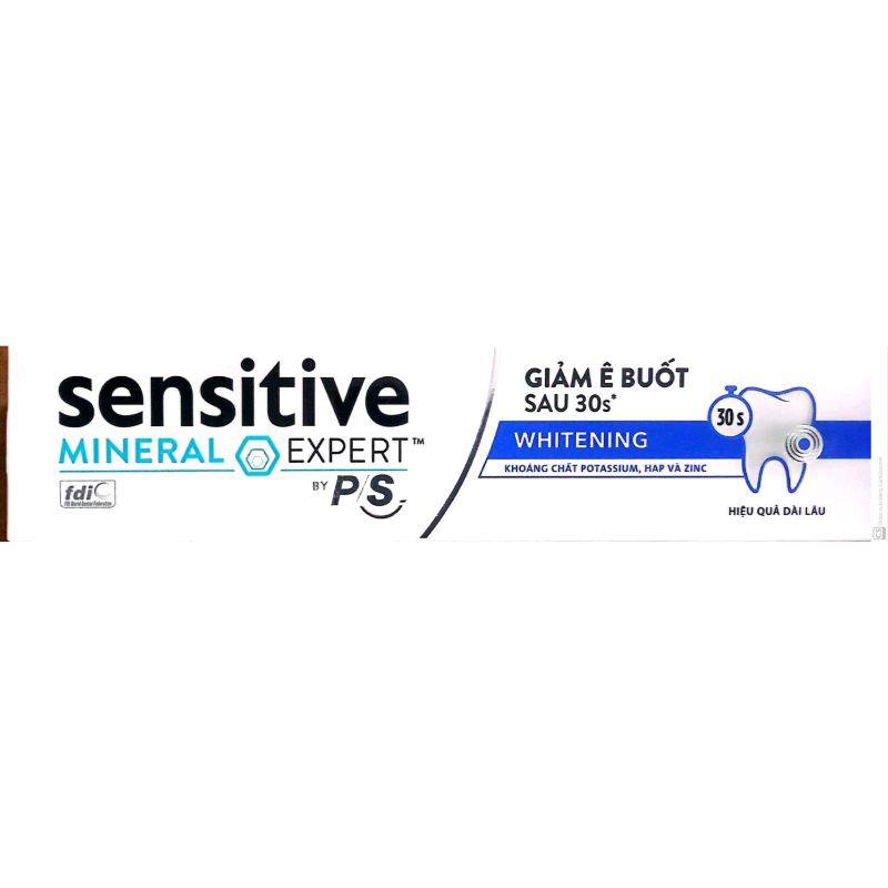 [CHÍNH HÃNG] Kem đánh răng P/S Sensitive giảm ê buốt và trắng răng (100g)