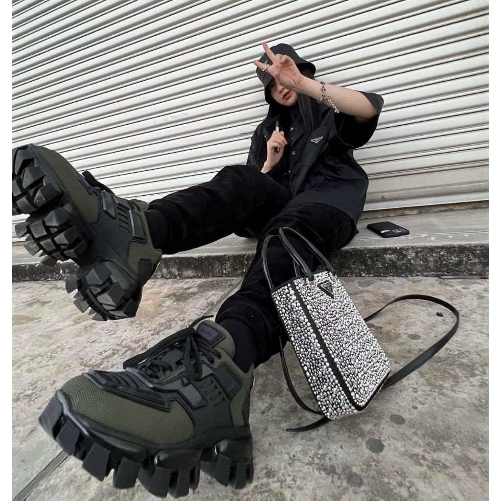 TÚI PRADA TOTE BLING SZ17