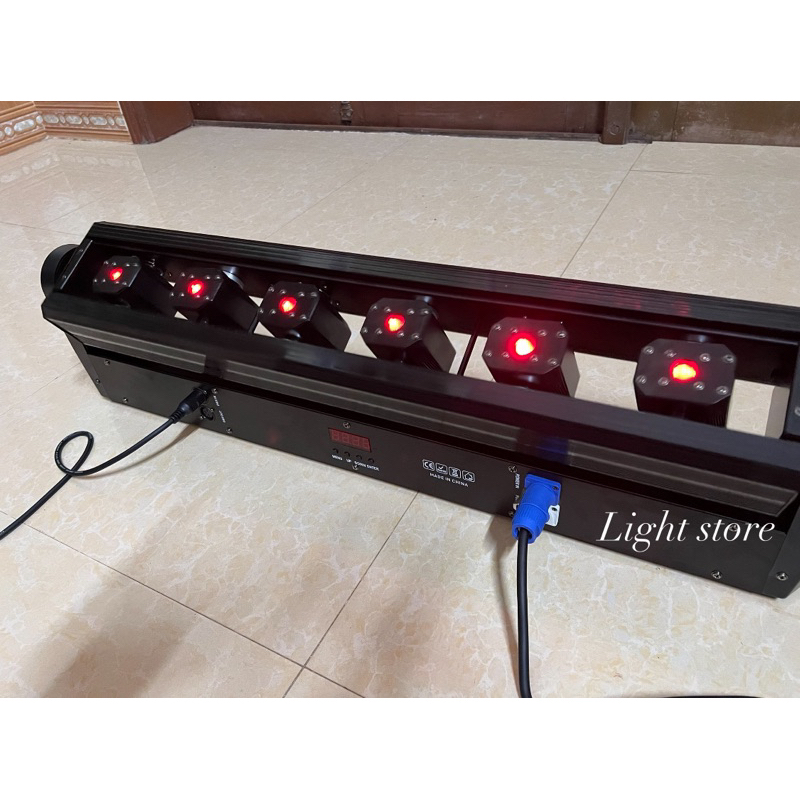 Mành laser 6 đầu đỏ; Mành laser đỏ