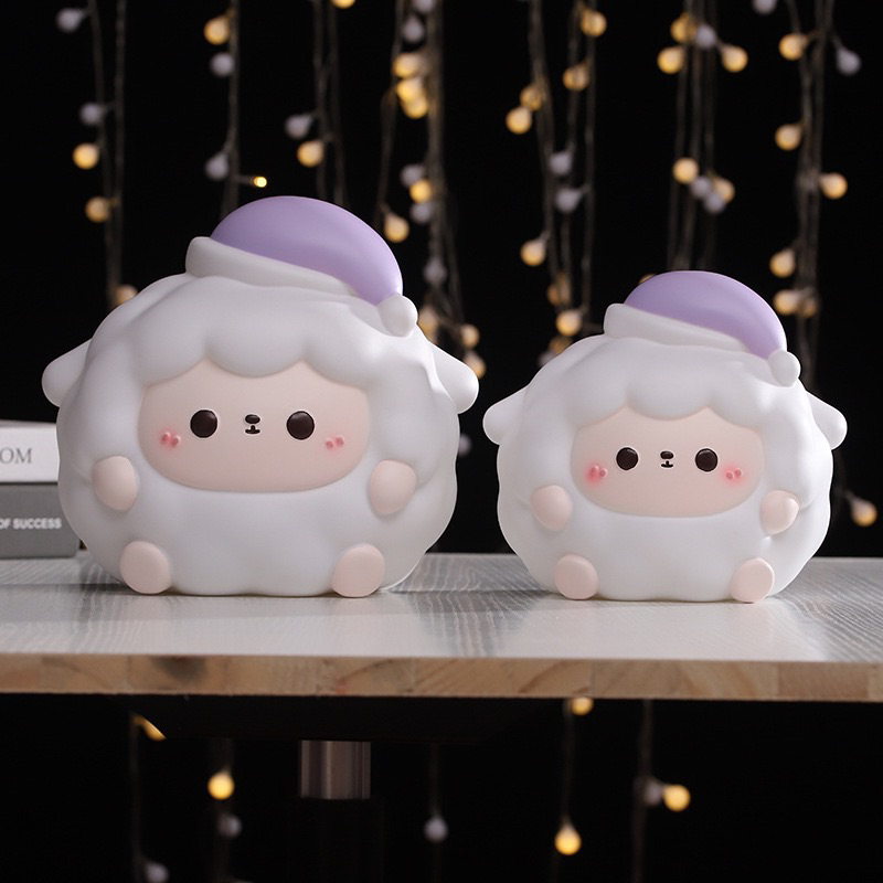 Tô Tượng Thạch Cao Chú Cừu Hoàng Đạo size Đại