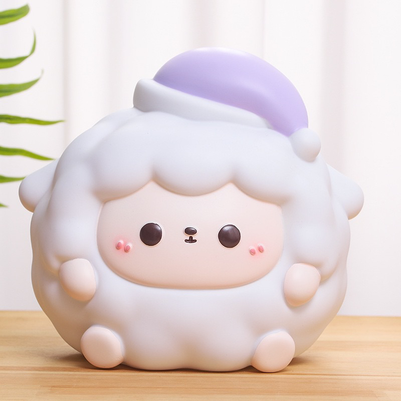 Tô Tượng Thạch Cao Chú Cừu Hoàng Đạo size Đại