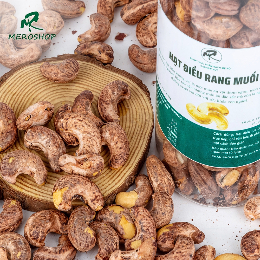 1.5KG HẠT ĐIỀU RANG MUỐI THƠM NGON GIÒN CÓ ATVSTP