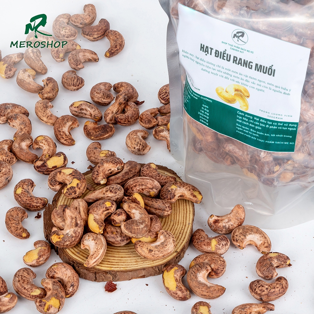 1.5KG HẠT ĐIỀU RANG MUỐI THƠM NGON GIÒN CÓ ATVSTP