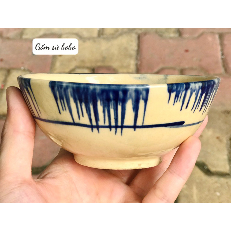 Chén phếch ko chân đinh size 12,5cm