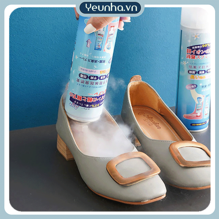 Bình Xịt Khử Mùi Hôi Chân Hôi Giày Nhật Bản Công Nghệ Nano Yêu Nhà VN - Yeunha.vn