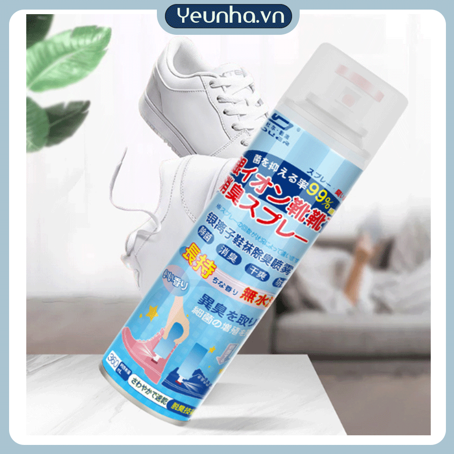 Bình Xịt Khử Mùi Hôi Chân Hôi Giày Nhật Bản Công Nghệ Nano Yêu Nhà VN - Yeunha.vn