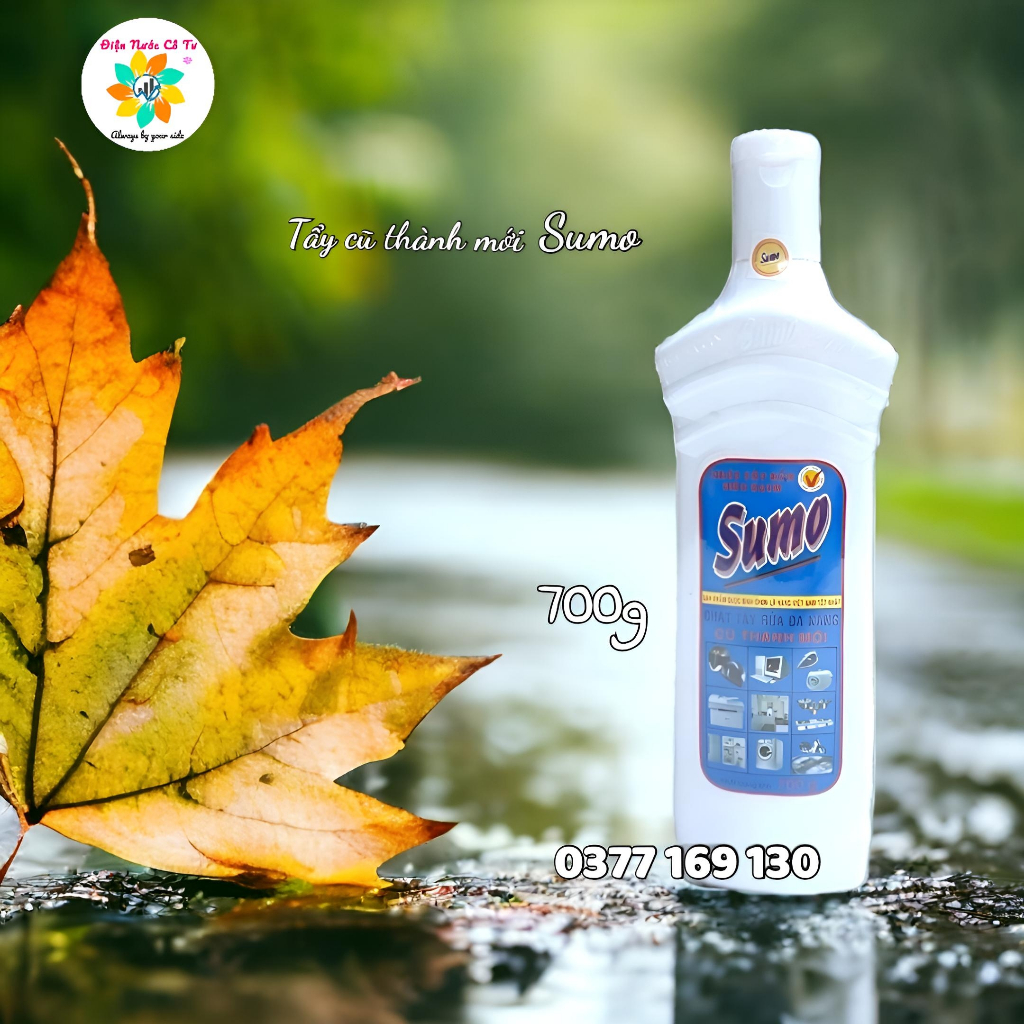 Chai Tẩy Đa Năng Cũ Thành Mới Sumo 700gram - tẩy đa năng trên mọi vật liệu, tẩy đồ cũ, tẩy trắng sản phẩm