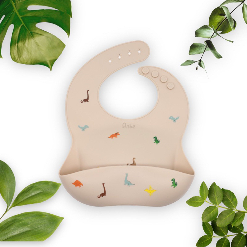 Yếm Silicon Ăn Dặm Blw Cho Bé Trai Gái Có Máng Chống Thấm ANBE VIETNAM An Toàn Chất Lượng Cao YAD02