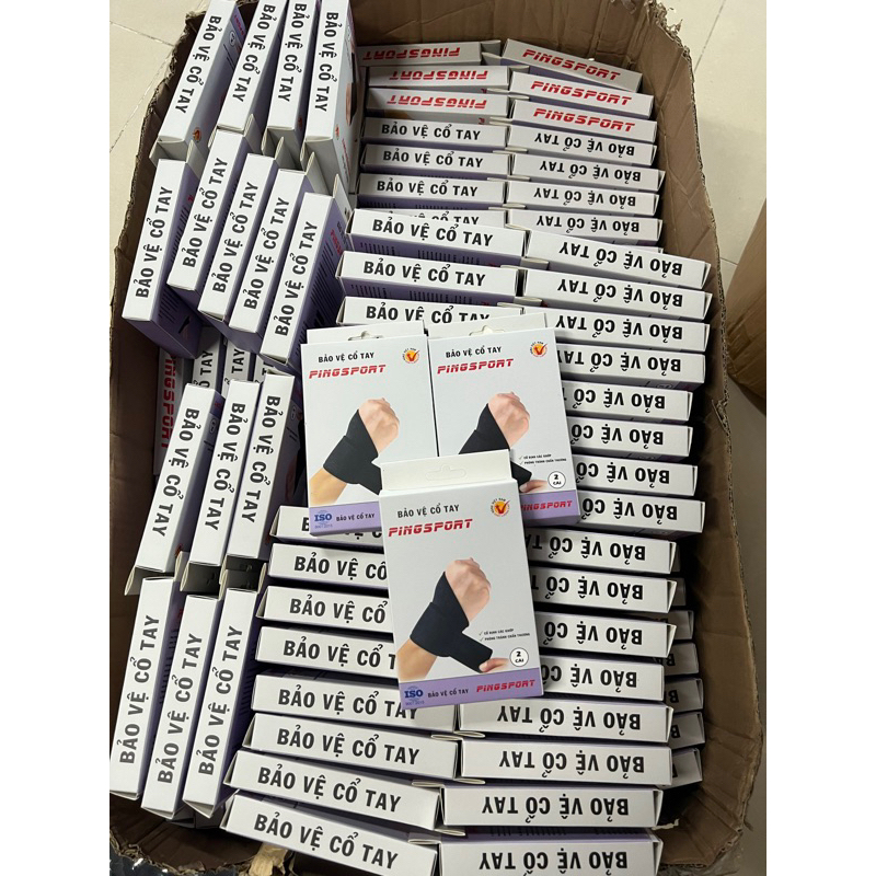 Bảo vệ cổ tay Ping sport tập Gym, yoga  - Thư viện Yoga - Kích thước 33cm x 6cm