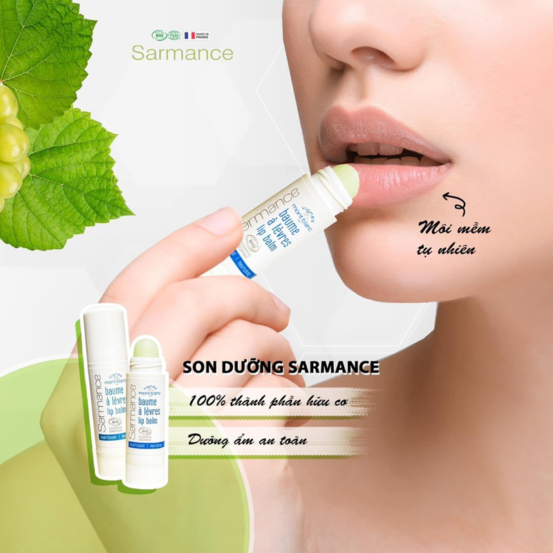 Son dưỡng môi sarmance pháp