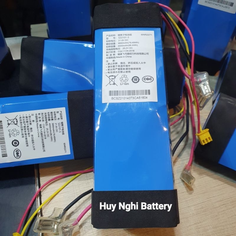 Khối Pin 6s  Pin 21700 Samsung 40t - Nguyên Khối 6viên