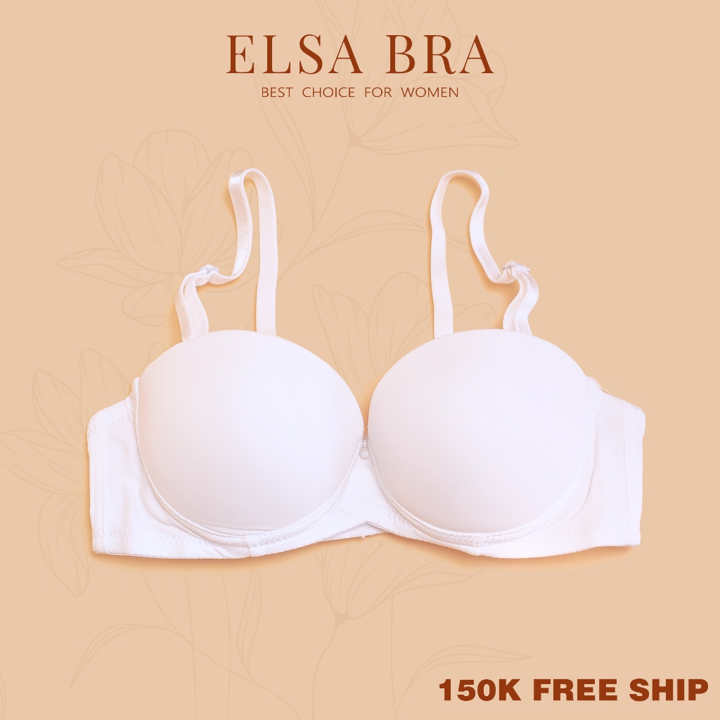 Áo Lót Nữ Su ELSA BRA Có Gọng Đệm Dày Mềm Mại Nâng Ngực Gợi Cảm - 6001