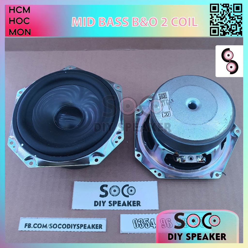 Củ Loa Mid Bass B&amp;O 2 Coil 4.5 inch 4ohm 80w Siêu Bass