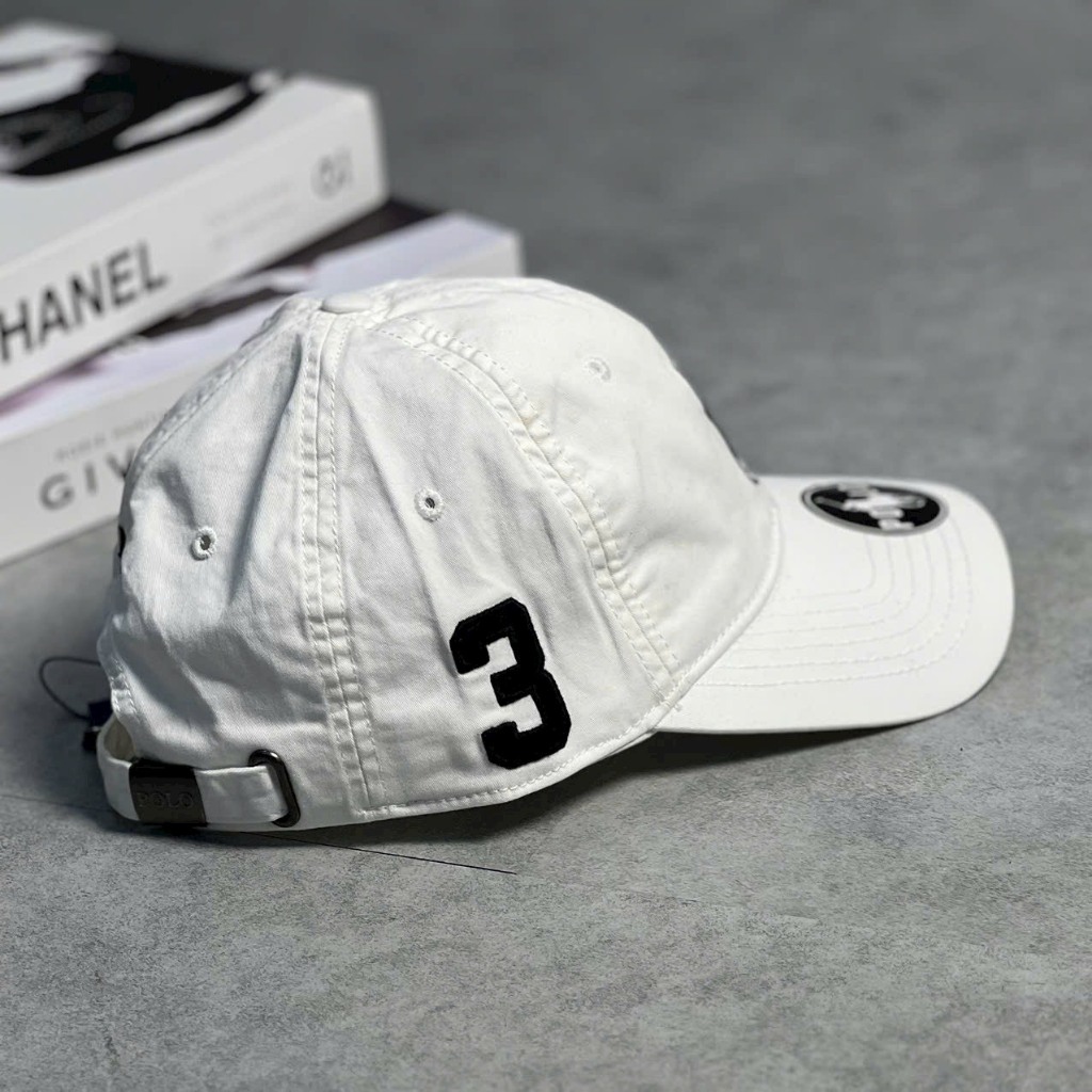 Mũ lưỡi trai PÔ LÔ bên hông thêu số 03 thiết kế tag mac đầy đủ munondanchoi