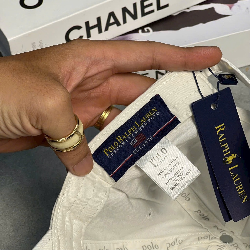 Mũ lưỡi trai PÔ LÔ bên hông thêu số 03 thiết kế tag mac đầy đủ munondanchoi