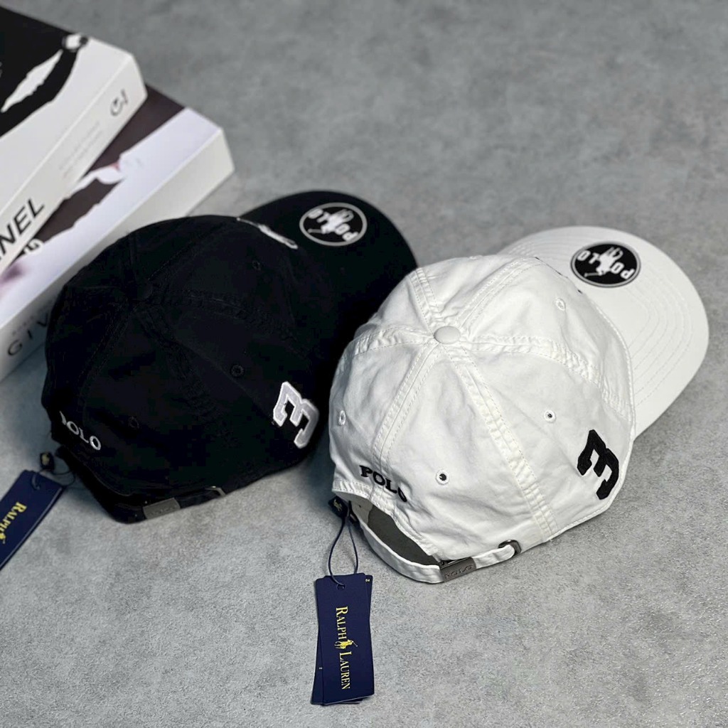 Mũ lưỡi trai PÔ LÔ bên hông thêu số 03 thiết kế tag mac đầy đủ munondanchoi