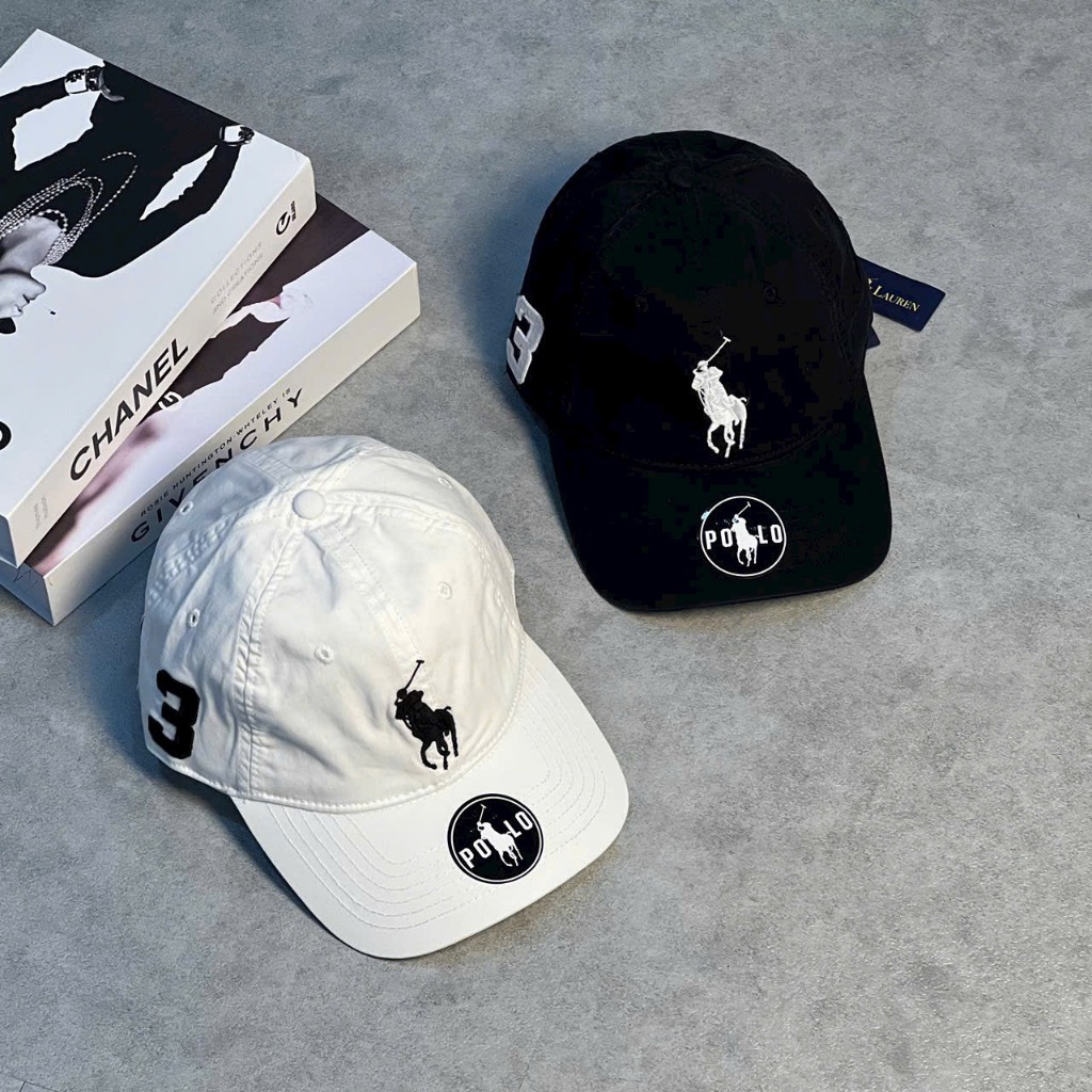 Mũ lưỡi trai PÔ LÔ bên hông thêu số 03 thiết kế tag mac đầy đủ munondanchoi