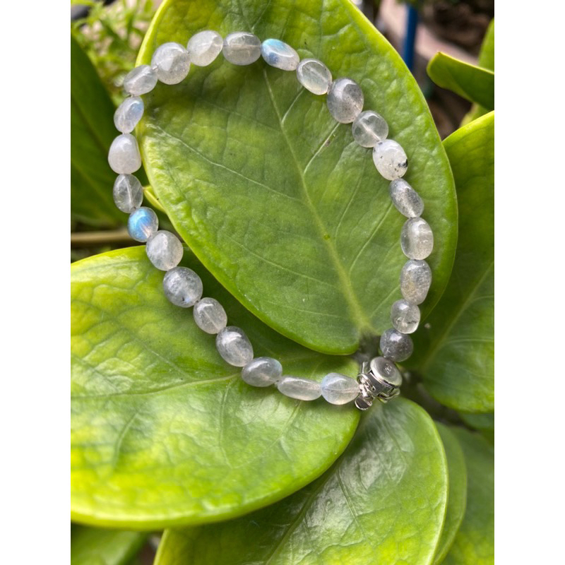Vòng Labradorite khoá bạc 925 hấp dẫn,tự tin,quyến rũ