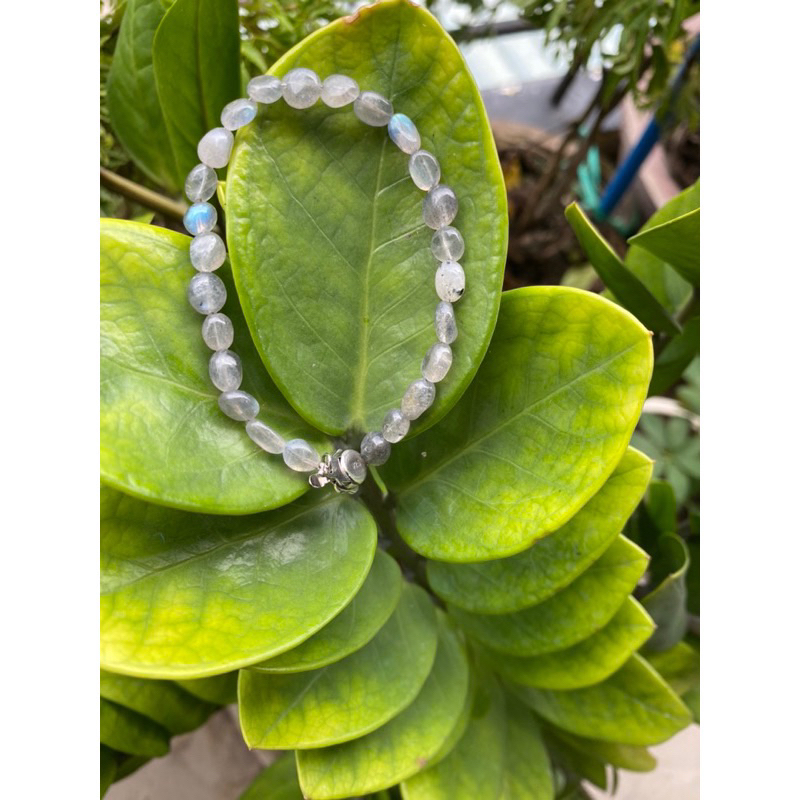 Vòng Labradorite khoá bạc 925 hấp dẫn,tự tin,quyến rũ