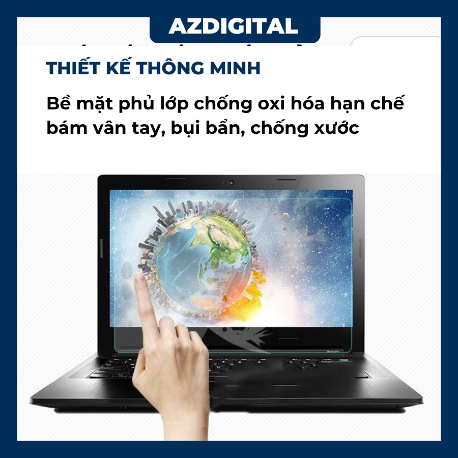 Miếng film phim nhám dán màn hình laptop 16:10 đời mới Azdigital Dán chống chói laptop 14 15,4 inch