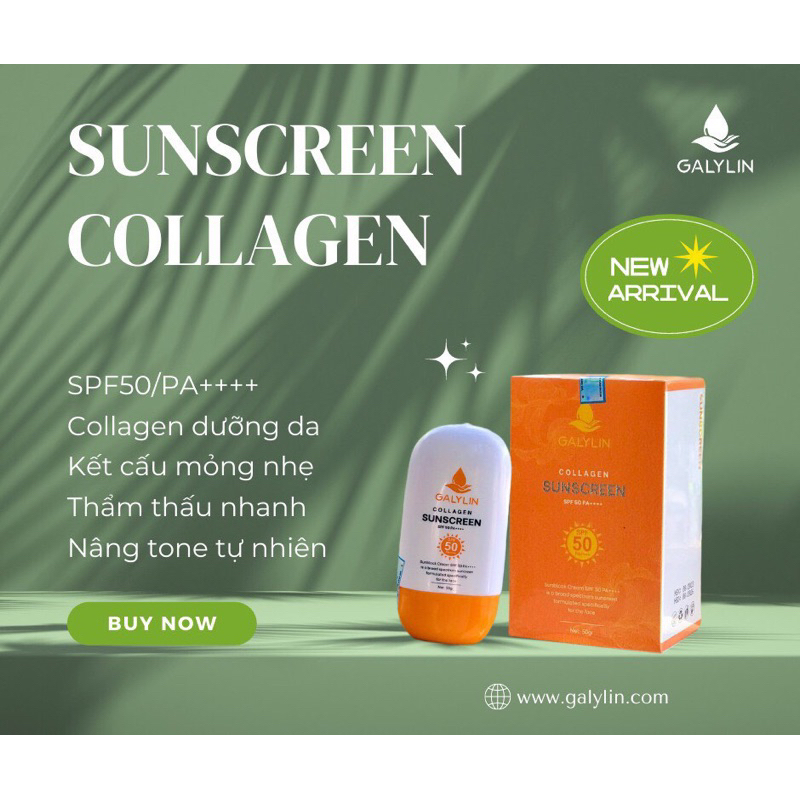 KEM CHỐNG NẮNG  COLLAGEN GALYLIN