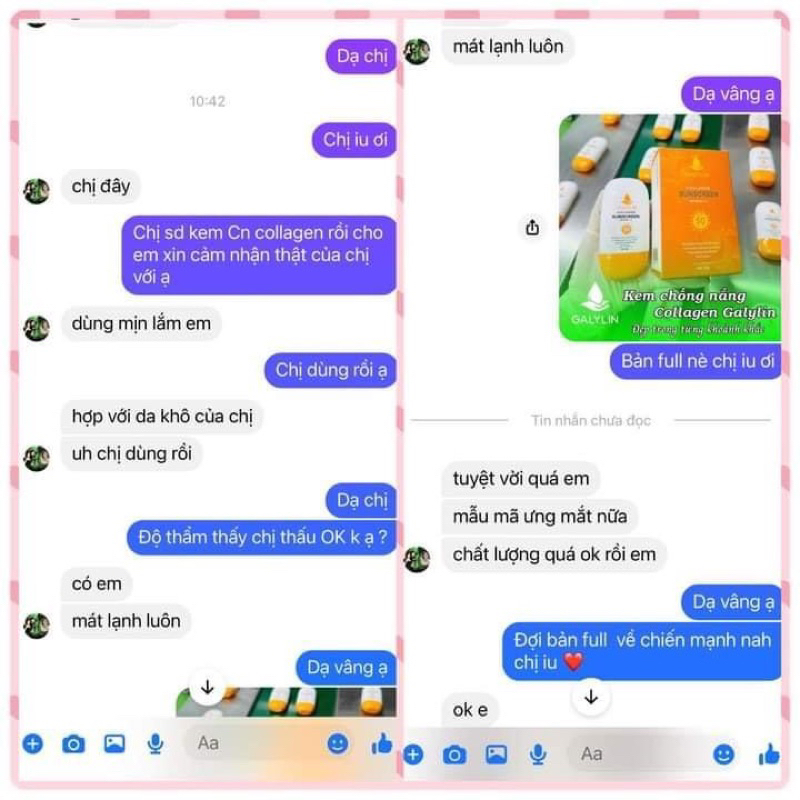KEM CHỐNG NẮNG  COLLAGEN GALYLIN