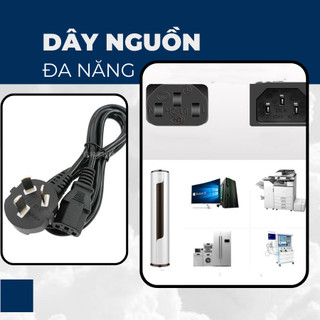 Dây nguồn máy tính bàn PC văn phòng nồi cơm điện 2 chấu 1,5m