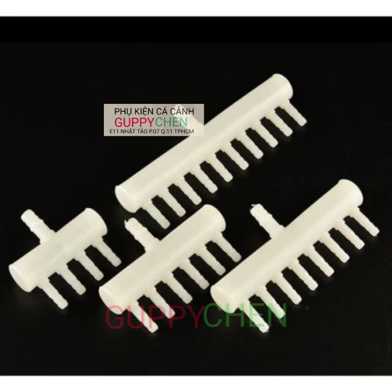 Van nhựa chia oxi cho hồ cá 6-8-10 đầu