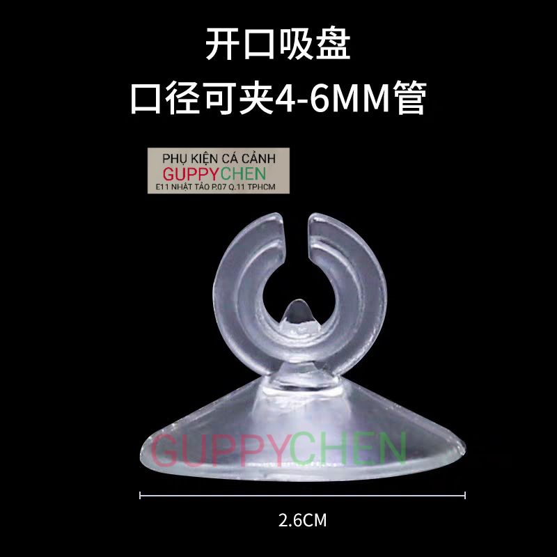 Hít giữ ống CO2 và dây oxi cho hồ cá thủy sinh