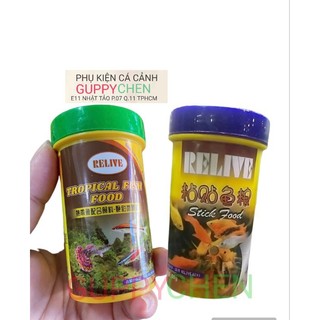 Cám Relive - Thức ăn cho mọi loại cá cảnh, thức ăn cá cao cấp