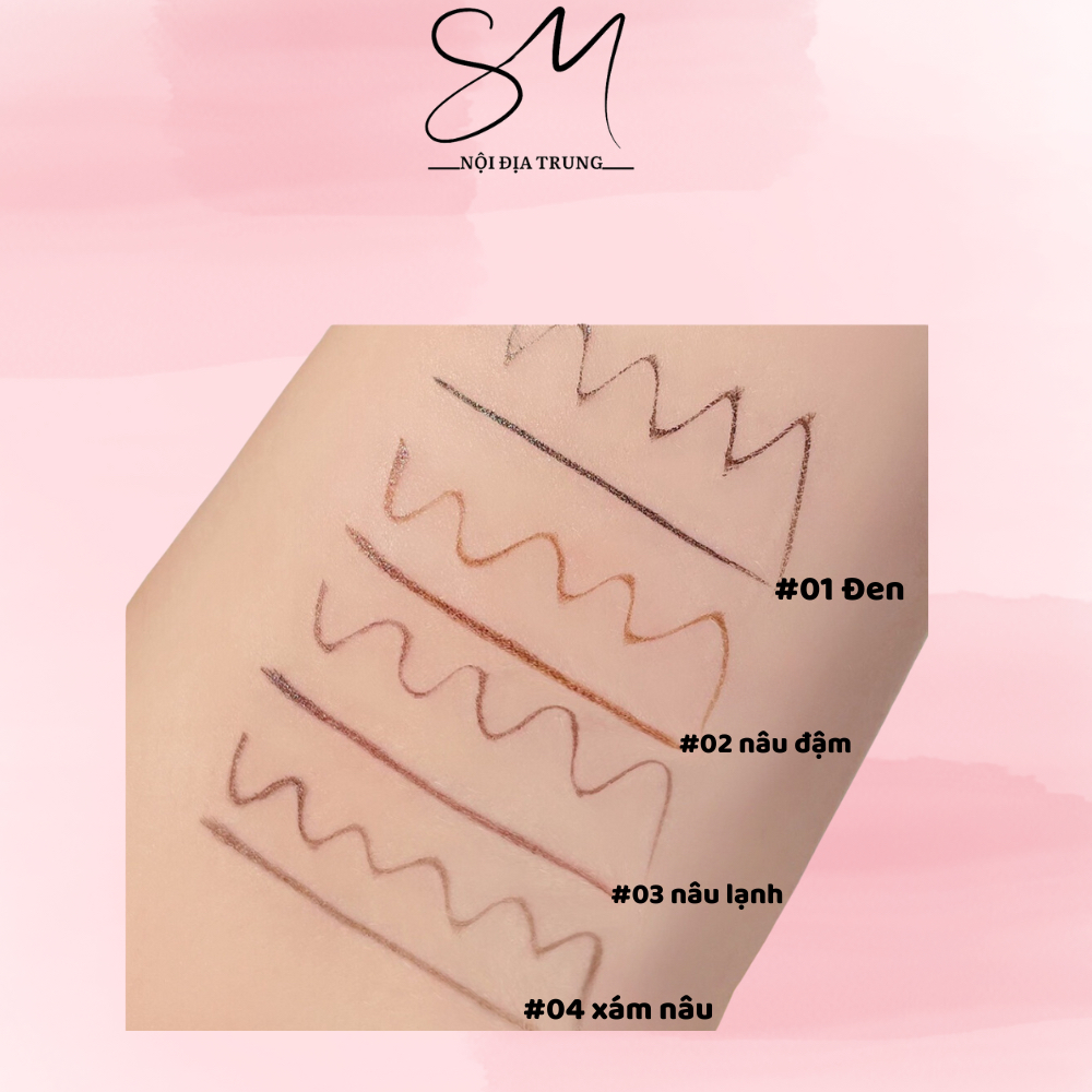 Bút Kẻ Mắt Nước, Kẻ Bọng Mắt SWEETMINT Ngòi Mảnh Lâu Trôi, Bám Màu Siêu Đỉnh