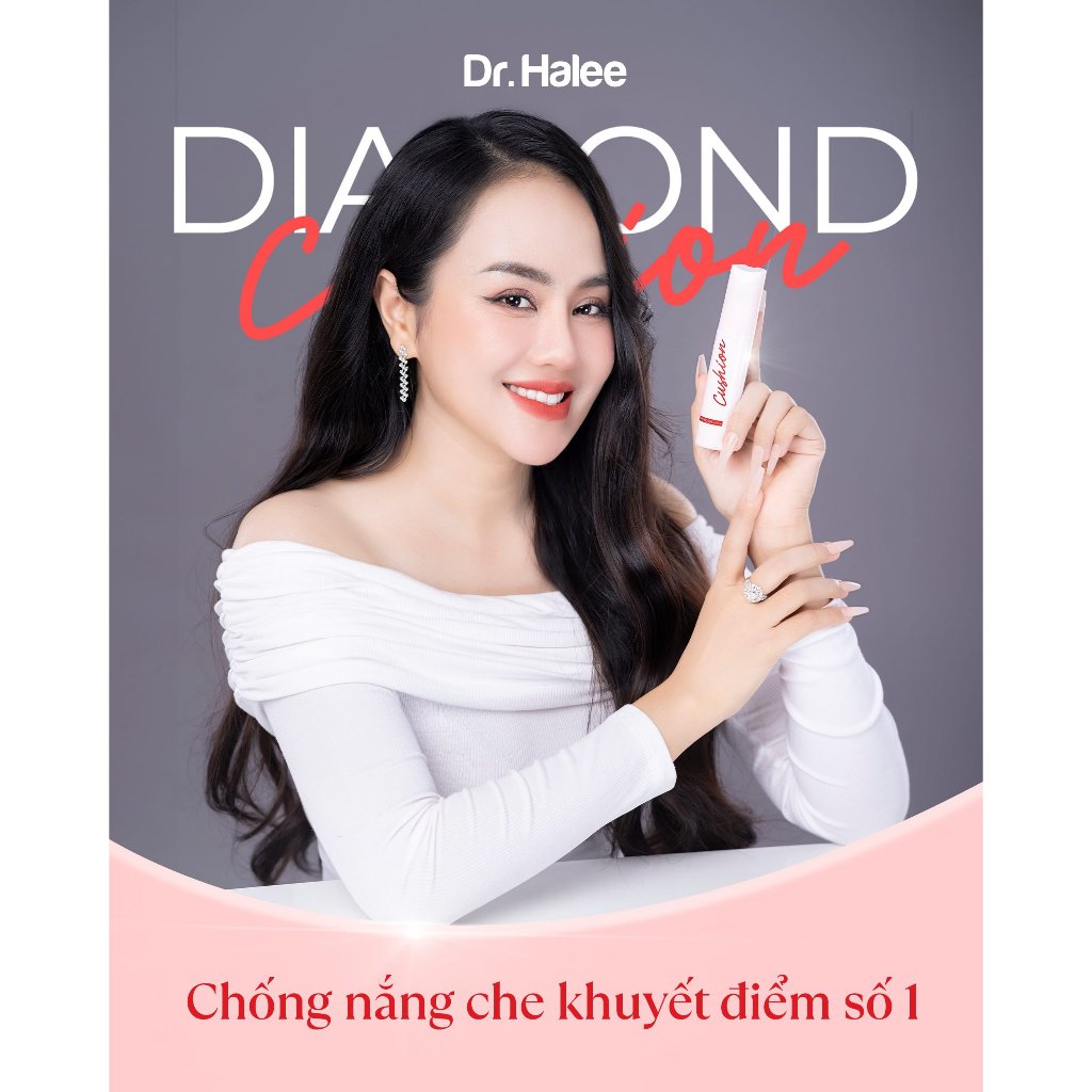 Chống nắng Diamond Cushion Dr.Halee SPF 50 PA++++