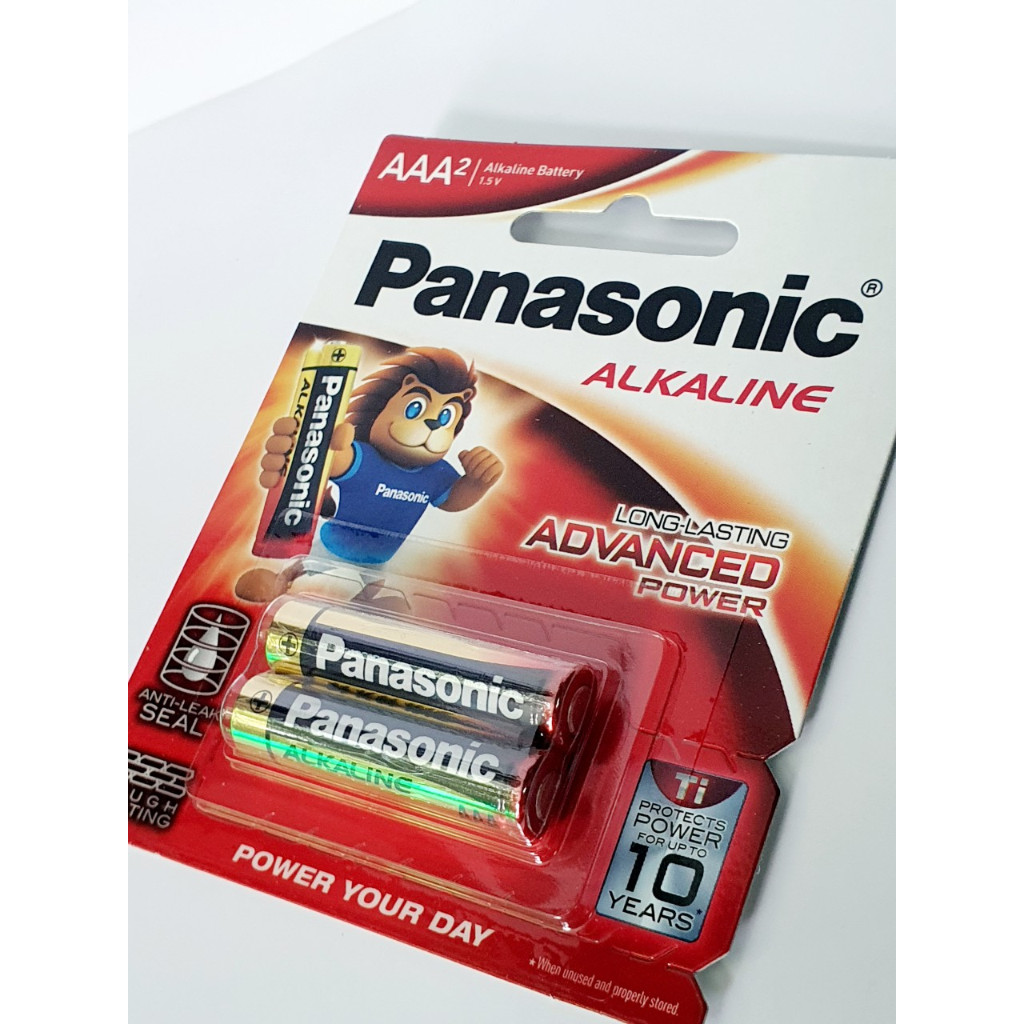 Pin tiểu AA/AAA LR6 Panasonic Alkaline LR6T/2B 1.5V vỉ 2 viên