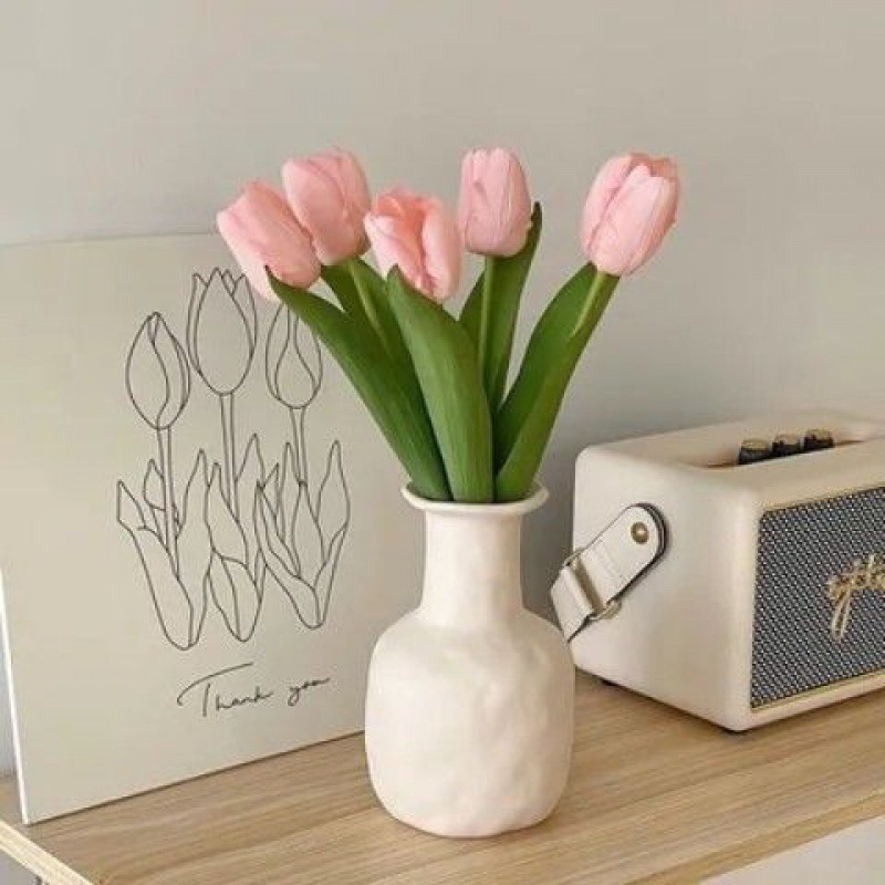 LỌ HOA TRANG TRÍ BÌNH GỐM CẮM HOA PHONG CÁCH BẮC ÂU LỌ GỐM DECOR TRANG TRÍ NHÀ CỬA