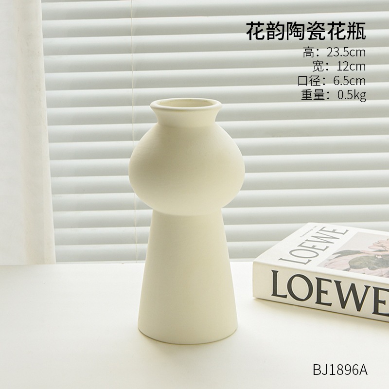 LỌ HOA TRANG TRÍ BÌNH GỐM CẮM HOA PHONG CÁCH BẮC ÂU LỌ GỐM DECOR TRANG TRÍ NHÀ CỬA