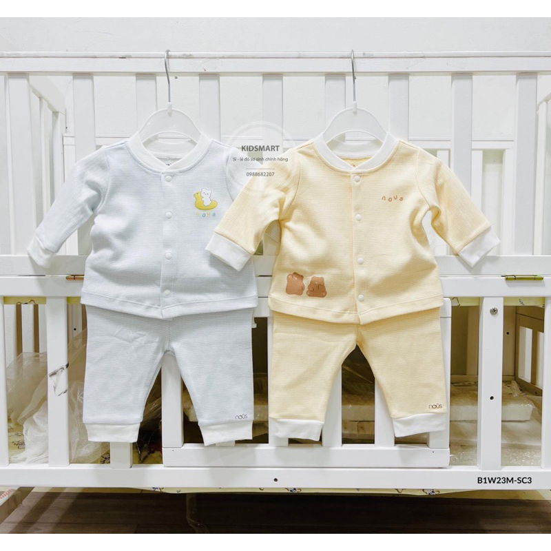 NHIỀU MẪU] NOUS CÀI GIỮA Newborn Bộ sơ sinh cài giữa chất petit Nous cho bé trai bé gái
