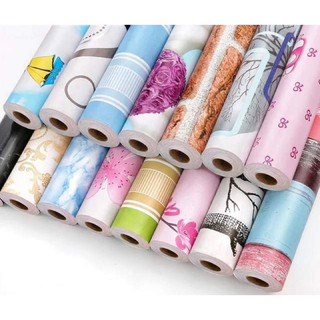 Giấy dán tường có sẵn keo dán cuộn 45cmx10m
