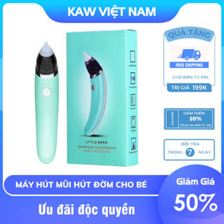 Máy hút mũi hút đớm cho bé KAW Little Bee, đầu hút Silicon Lực hút mạnh