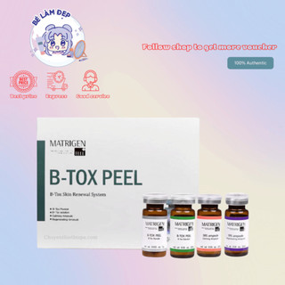 Peel da sinh học b-tox peel matrigen tảo - 4 màu