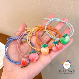 Dây cột tóc trái cây bốn mùa cute diamond ct22