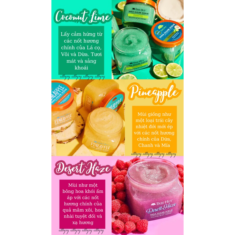 Allbyvy | Tẩy tế bào chết body TREE HUT