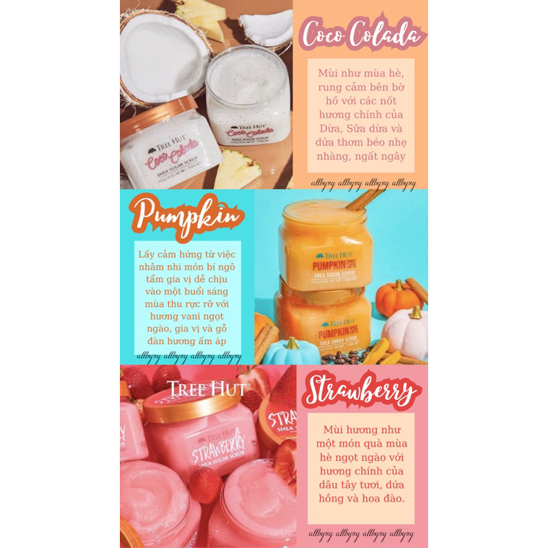 Allbyvy | Tẩy tế bào chết body TREE HUT